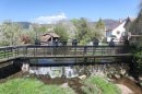 Giromagny : passerelle de la Savoureuse